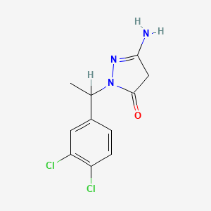 molecular formula C11H11Cl2N3O B1676874 Muzolimine CAS No. 55294-15-0