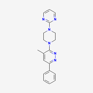 molecular formula C19H20N6 B1676877 Minozac free base CAS No. 886208-65-7