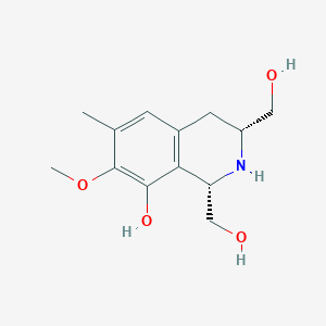 1,2,3,4-Tetrahydro-1,3-bis(hydroxymethyl)-8-hydroxy-6-methyl-7-methoxyisoquinoline