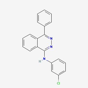 1-Phthalazinamine, N-(3-chlorophenyl)-4-phenyl-