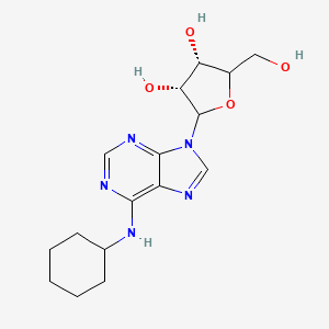 molecular formula C16H23N5O4 B1676892 N6-Cyclohexyladenosine CAS No. 36396-99-3