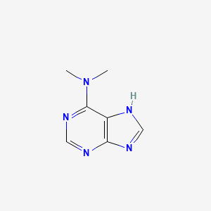 molecular formula C7H9N5 B1676894 6-Dimethylaminopurine CAS No. 938-55-6