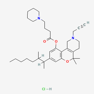 molecular formula C35H53ClN2O3 B1676898 Nabitan hydrochloride CAS No. 49637-08-3