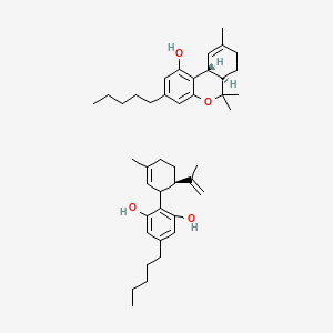 molecular formula C42H60O4 B1676899 Sativex CAS No. 56575-23-6
