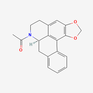 molecular formula C19H17NO3 B1676901 N-acetylanonaine CAS No. 5894-74-6