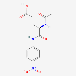 molecular formula C13H15N3O6 B1676904 N-Acetylglutamate 4-nitroanilide CAS No. 41149-12-6