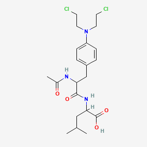molecular formula C21H31Cl2N3O4 B1676908 Asaley acid CAS No. 6754-85-4