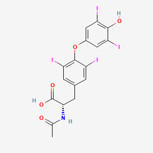 molecular formula C17H13I4NO5 B1676909 N-Acetylthyroxine CAS No. 26041-51-0