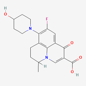 molecular formula C19H21FN2O4 B1676911 Nadifloxacin CAS No. 124858-35-1