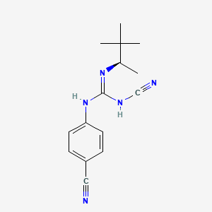 molecular formula C15H19N5 B1676925 纳米迪尔 CAS No. 220641-11-2
