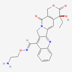 molecular formula C23H22N4O5 B1676927 Namitecan CAS No. 372105-27-6