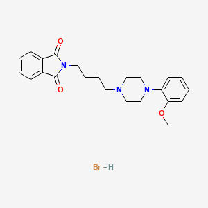 molecular formula C23H28BrN3O3 B1676929 2-(4-(4-(2-Methoxyphenyl)piperazin-1-yl)butyl)isoindoline-1,3-dione hydrobromide CAS No. 115338-32-4
