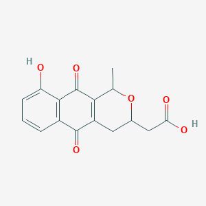 molecular formula C16H14O6 B1676931 Nanafrocin CAS No. 52934-83-5