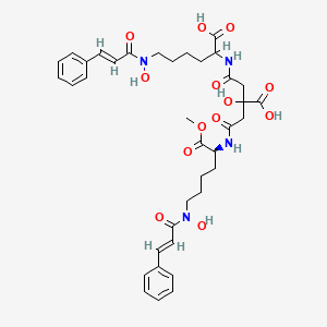 molecular formula C37H46N4O13 B1676935 Nannochelin B CAS No. 133705-27-8