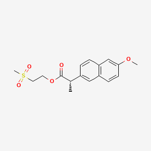 molecular formula C17H20O5S B1676953 Naproxen Etemesil CAS No. 385800-16-8