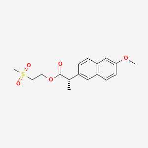 molecular formula C17H20O5S B1676953 Naproxen etemesil CAS No. 385800-16-8