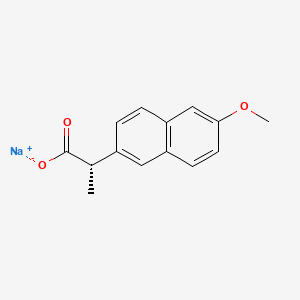 molecular formula C14H13NaO3 B1676954 Naproxen Sodium CAS No. 26159-34-2