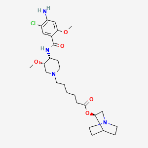 molecular formula C27H41ClN4O5 B1676966 Naronapride CAS No. 860174-12-5
