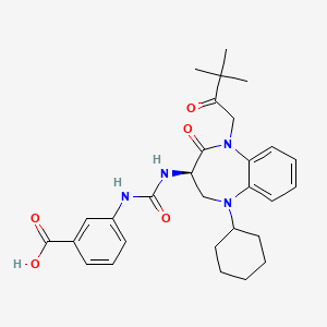 molecular formula C29H36N4O5 B1676968 Z-360 CAS No. 209219-38-5