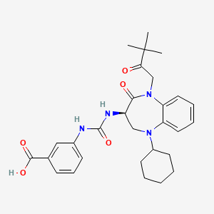 molecular formula C29H36N4O5 B1676968 Nastorazepide CAS No. 209219-38-5