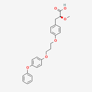 molecular formula C25H26O6 B1676972 Naveglitazar CAS No. 476436-68-7