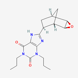 molecular formula C18H24N4O3 B1676974 Naxifylline CAS No. 166374-49-8