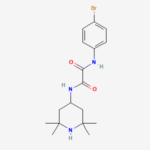 molecular formula C17H24BrN3O2 B1676979 N-(4-Bromophenyl)-N'-(2,2,6,6-Tetramethylpiperidin-4-Yl)ethanediamide CAS No. 333352-59-3