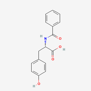 molecular formula C16H15NO4 B1676982 N-Benzoyl-L-tyrosine CAS No. 2566-23-6