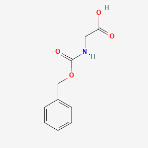 molecular formula C10H11NO4 B1676983 N-Benzyl-N-Cbz-glycine CAS No. 1138-80-3