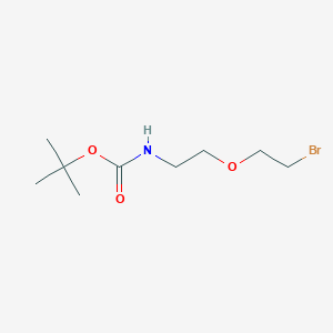 molecular formula C9H18BrNO3 B1676992 tert-Butyl (2-(2-bromoethoxy)ethyl)carbamate CAS No. 164332-88-1