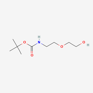 molecular formula C9H19NO4 B1676993 tert-Butyl (2-(2-hydroxyethoxy)ethyl)carbamate CAS No. 139115-91-6