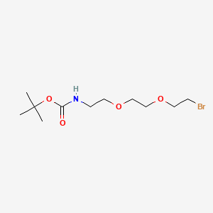 molecular formula C11H22BrNO4 B1676994 tert-Butyl (2-(2-(2-bromoethoxy)ethoxy)ethyl)carbamate CAS No. 165963-71-3