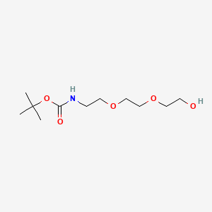 molecular formula C11H23NO5 B1676995 tert-Butyl (2-(2-(2-hydroxyethoxy)ethoxy)ethyl)carbamate CAS No. 139115-92-7