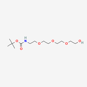 molecular formula C13H27NO6 B1676996 1-Boc-amino-3,6,9-trioxaundecanyl-11-ol CAS No. 106984-09-2