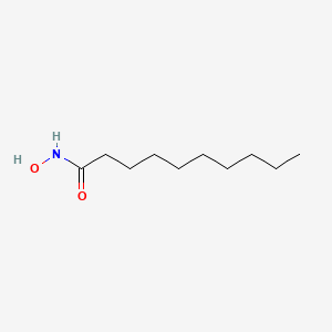 molecular formula C10H21NO2 B1677006 Decanohydroxamic acid CAS No. 2259-85-0