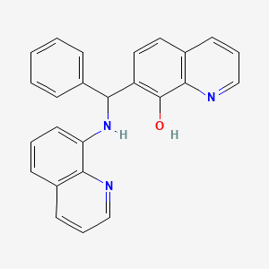 7-[Phenyl-(quinolin-8-ylamino)methyl]quinolin-8-ol