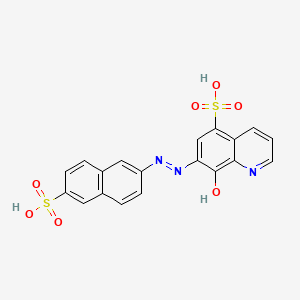 8-Hydroxy-7-(6-sulfo-naphthalen-2-ylazo)-quinoline-5-sulfonic acid