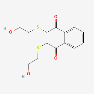 molecular formula C14H14O4S2 B1677019 NSC 95397 CAS No. 93718-83-3