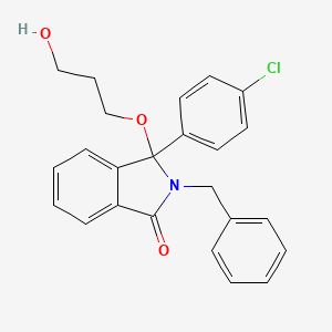 molecular formula C24H22ClNO3 B1677026 NU-8165 