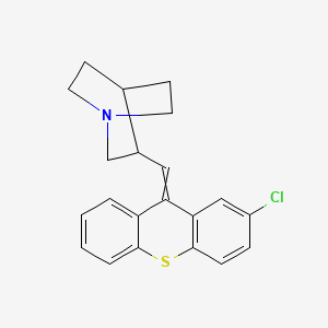 molecular formula C21H20ClNS B1677031 Nuclotixene CAS No. 36471-39-3