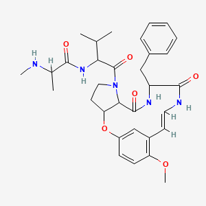 molecular formula C32H43N5O6 B1677035 Nummularine B CAS No. 53947-96-9