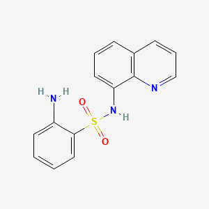 molecular formula C15H13N3O2S B1677036 NUN82647 CAS No. 16082-64-7