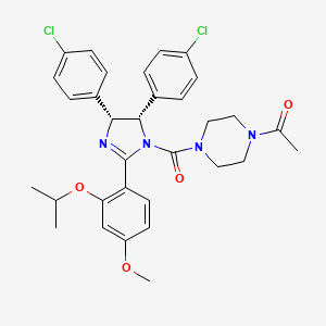 molecular formula C32H34Cl2N4O4 B1677038 Nutlin-1 CAS No. 548472-58-8