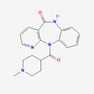 molecular formula C19H20N4O2 B1677041 Nuvenzepine CAS No. 96487-37-5