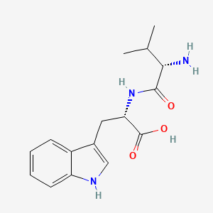 molecular formula C16H21N3O3 B1677042 Val-trp CAS No. 24587-37-9