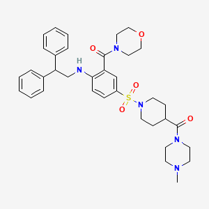 molecular formula C36H45N5O5S B1677052 Nvp-saa164 CAS No. 312722-60-4