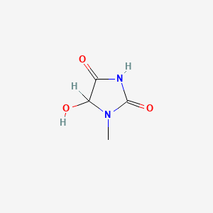 molecular formula C4H6N2O2 B1677063 5-Hydroxy-1-methylhydantoin CAS No. 84210-26-4