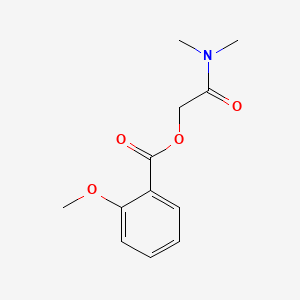molecular formula C12H15NO4 B1677075 o-Anisic acid, ester with N,N-dimethylglycolamide CAS No. 6754-98-9
