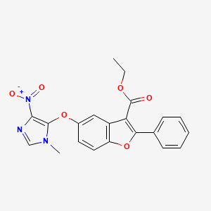 molecular formula C21H17N3O6 B1677076 OB-1 