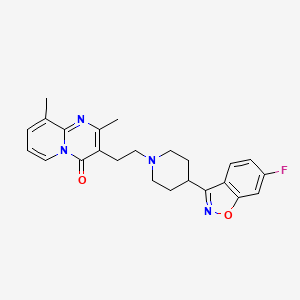 molecular formula C24H25FN4O2 B1677083 Ocaperidone CAS No. 129029-23-8